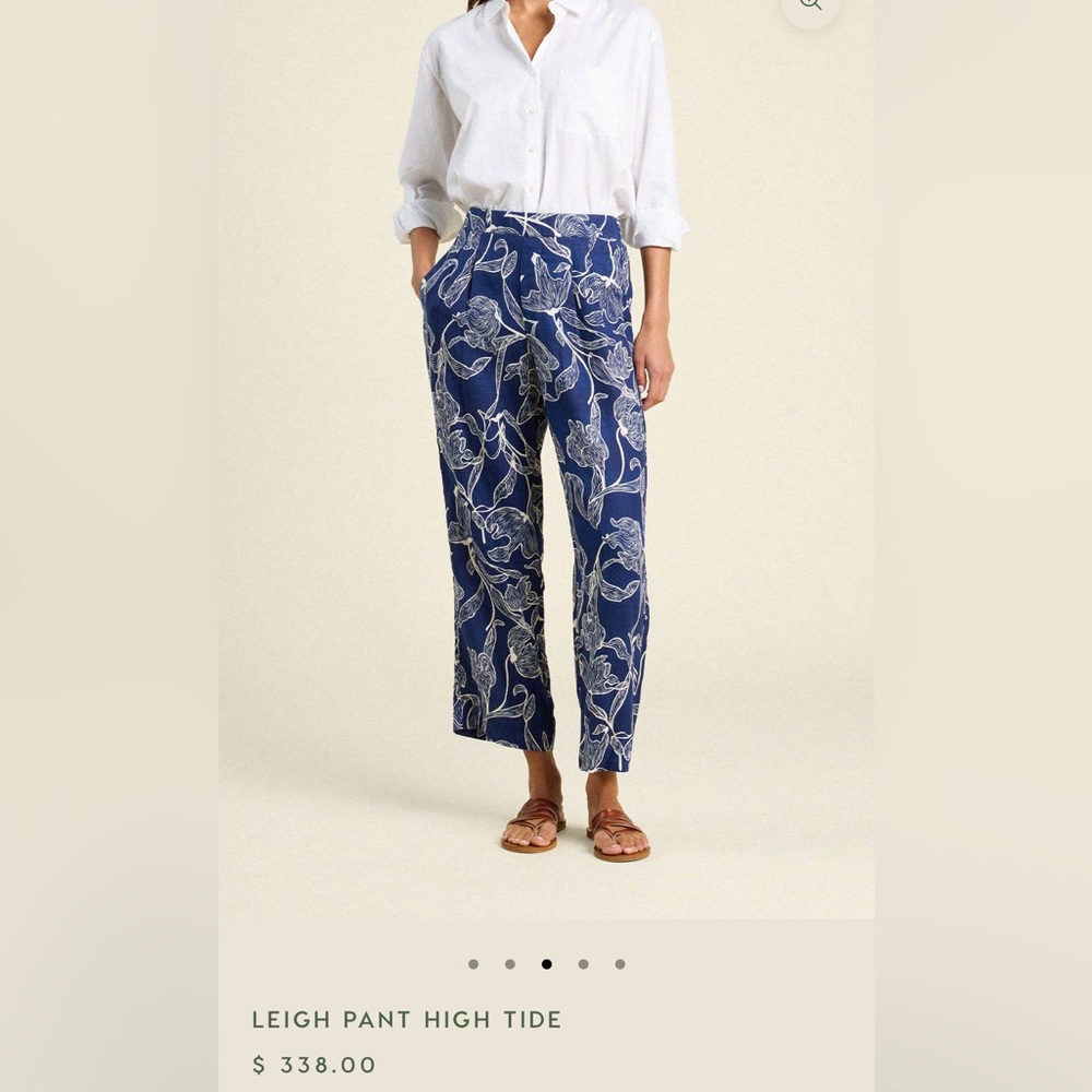 Trovata Leigh Pant Hugh Tide Linen Pants in XS